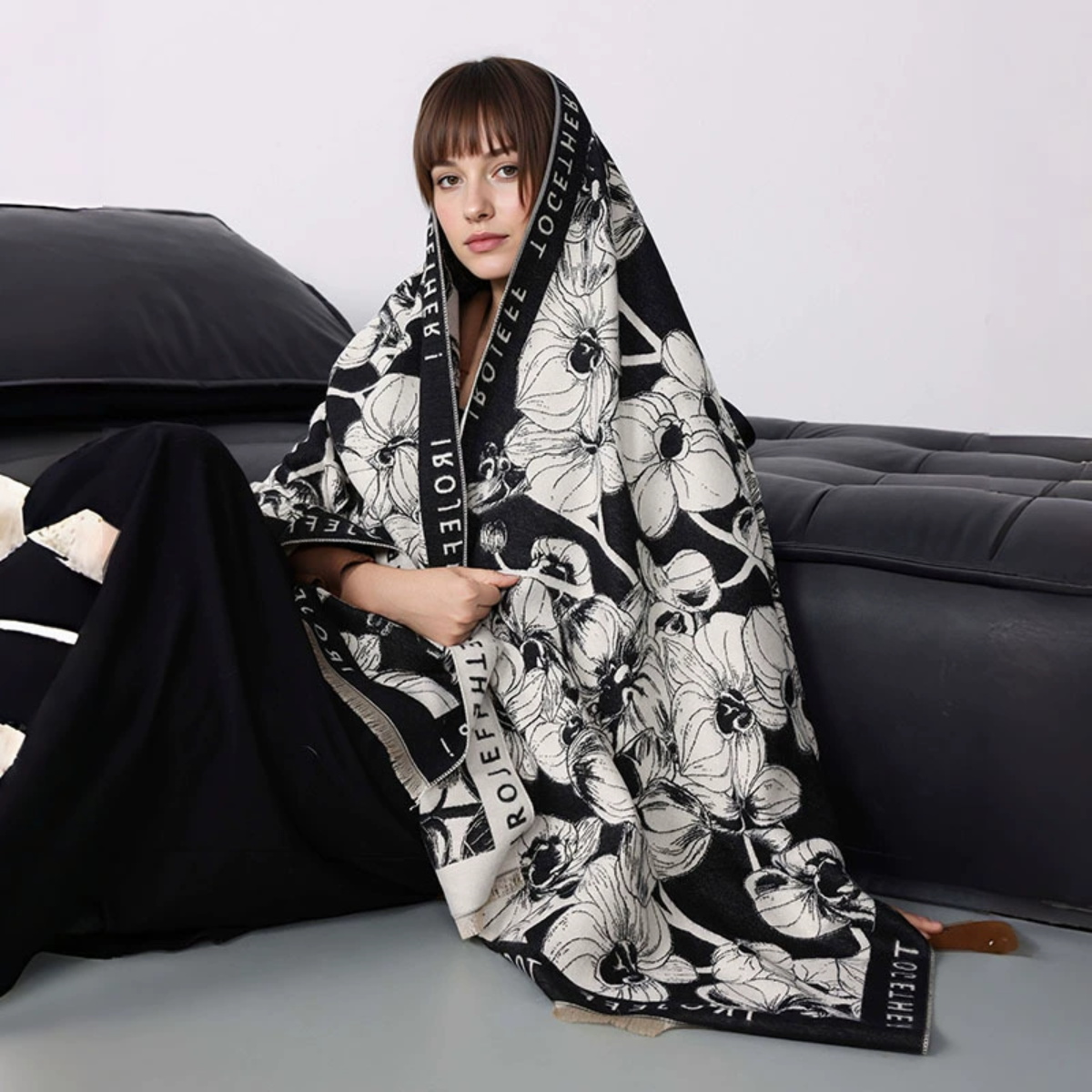 Cashmere Pashmina Wrap - Luxury Winter Women's Imitation Cashmere Shawl