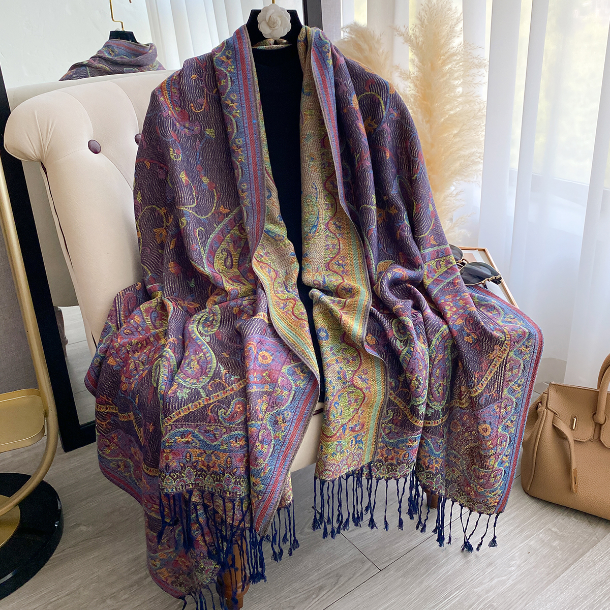Cashmere Pashmina Wrap - New Fashion Women's Faux Cashmere Winter