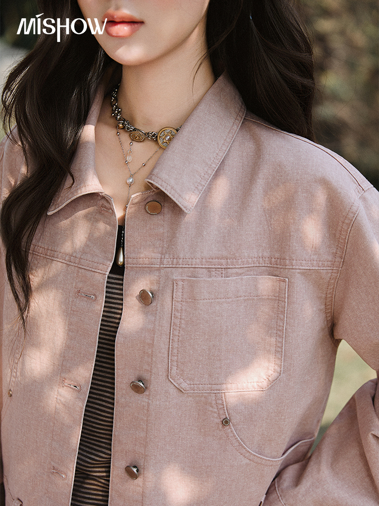 MISHOW Lapel Collar 100 Cotton - Down Jacket Packable 리뷰 및 가격