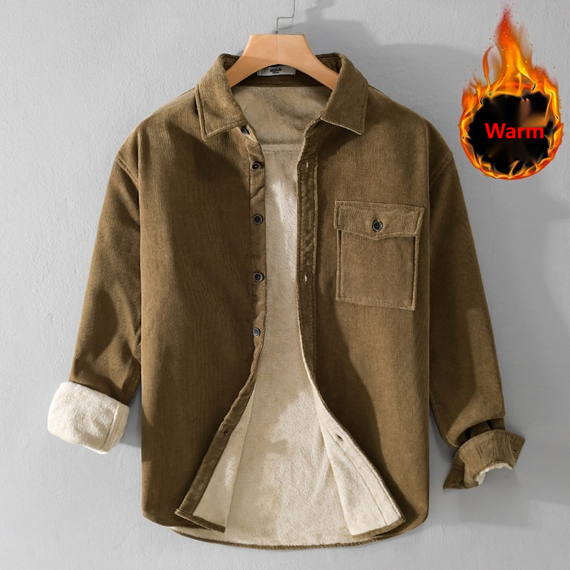 Men's Corduroy Shirt Jacket He - Flannel Shirt Lined 리뷰 및 가격