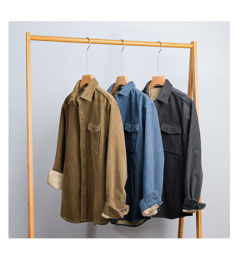 Men's Corduroy Shirt Jacket He - Flannel Shirt Lined 리뷰 및 가격