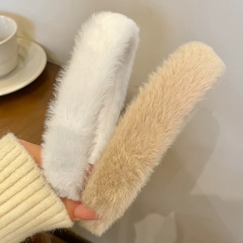 Korean Soft Headband Women Gir - Winter Headband Fleece 리뷰 및 가격