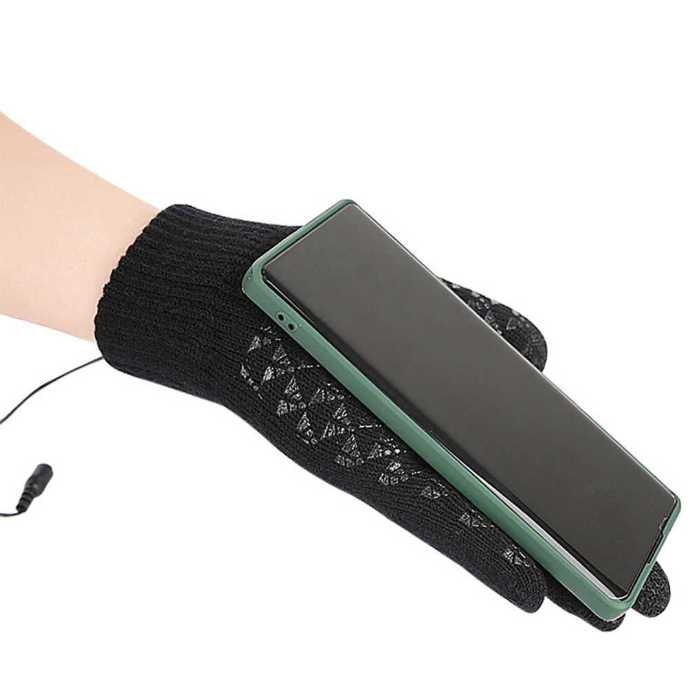 USB Heated Knitted Gloves Full - Touch Screen Gloves 리뷰 및 가격