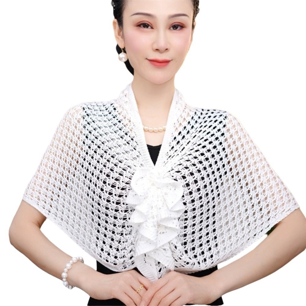 Sparkly Design Hollow Out Card - Shawl Wrap Winter 리뷰 및 가격