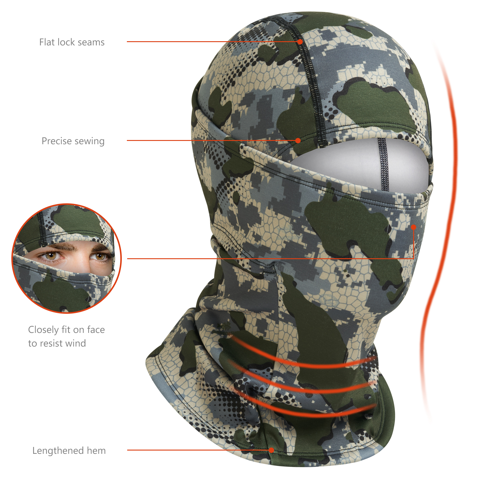 Bassdash Men Women Ninja Hood  - Neck Gaiter Fleece 리뷰 및 가격
