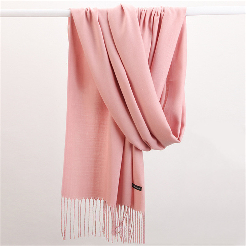 Fashion Solid Color 2023 Women - Cashmere Pashmina Wrap 리뷰 및 가격
