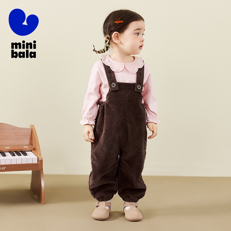Mini Bala Kids Overalls Boys G - Corduroy Pant Warm 리뷰 및 가격