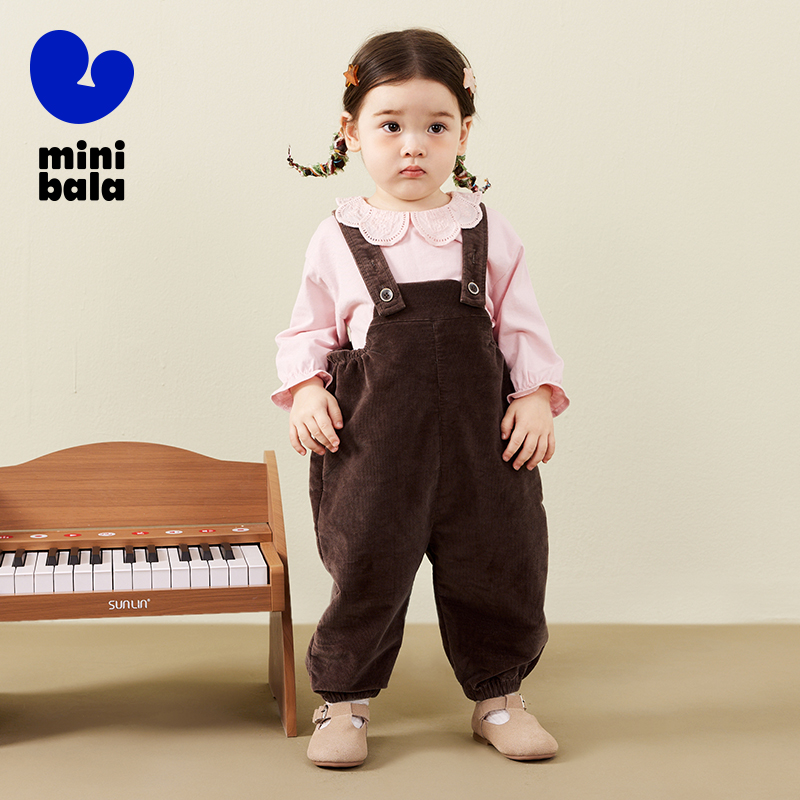 Mini Bala Kids Overalls Boys G - Corduroy Pant Warm 리뷰 및 가격