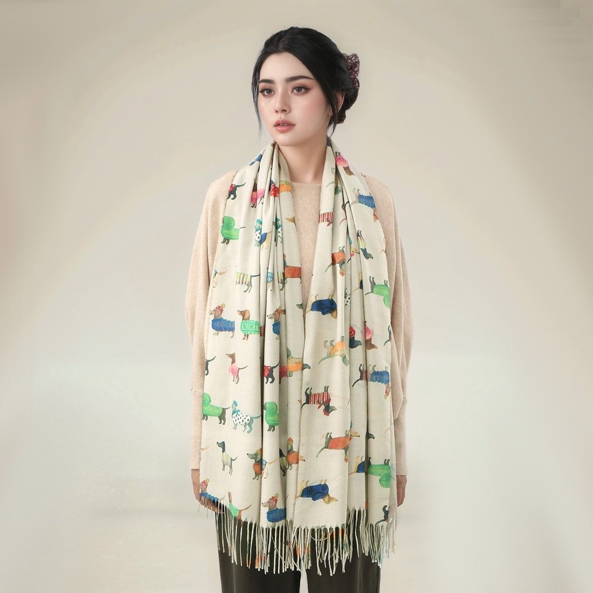 New Cashmere Scarf Shawl Dachs - Cashmere Pashmina Wrap 리뷰 및 가격