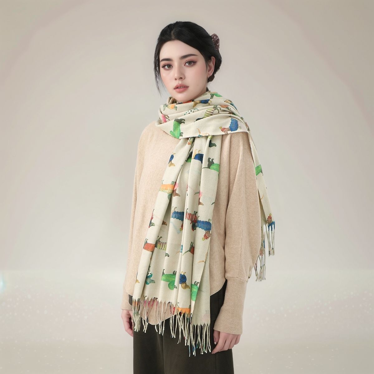 New Cashmere Scarf Shawl Dachs - Cashmere Pashmina Wrap 리뷰 및 가격