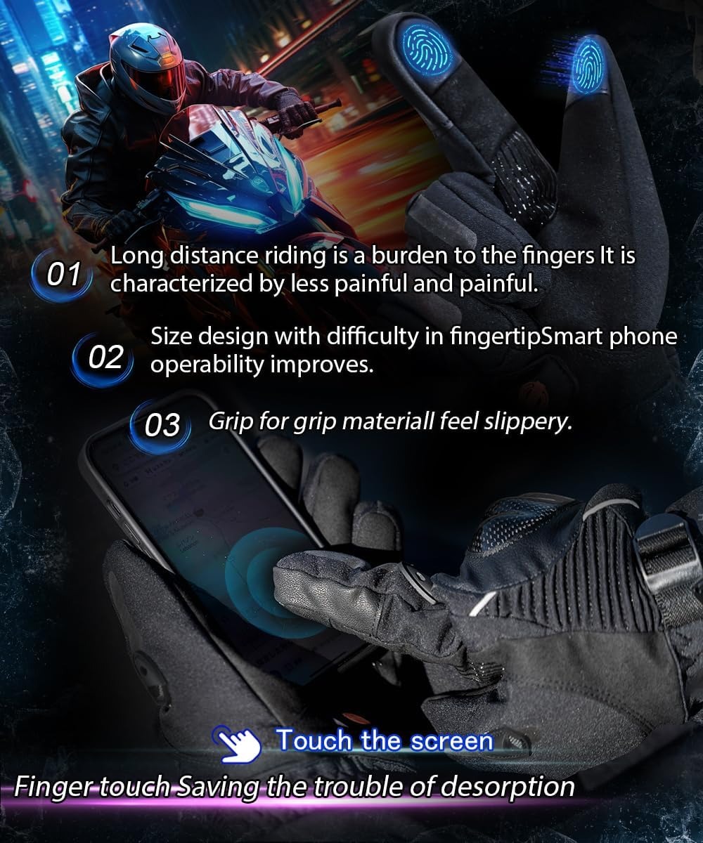 Heated Gloves with 3 Heat Sett - Touch Screen Gloves 리뷰 및 가격