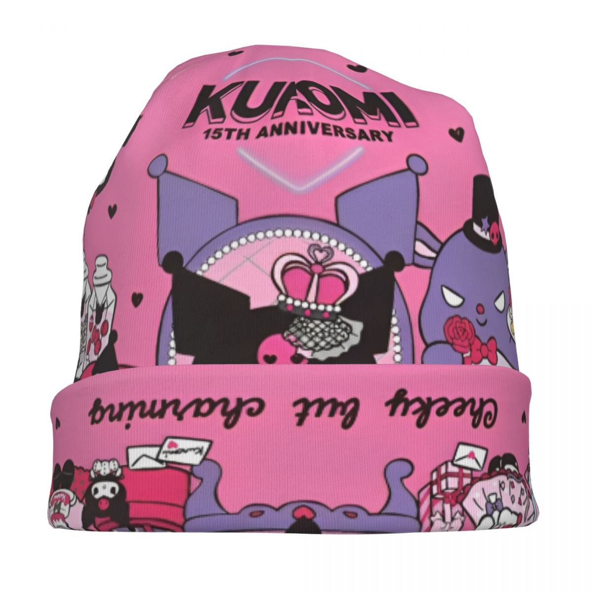 My Melody Kuromi Cap Sanrio Ca - Knit Beanie Hat Warm 리뷰 및 가격