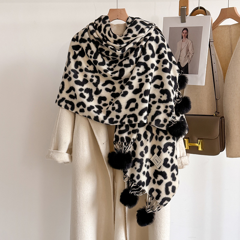 New Luxury Winter Leopard Two- - Cashmere Pashmina Wrap 리뷰 및 가격