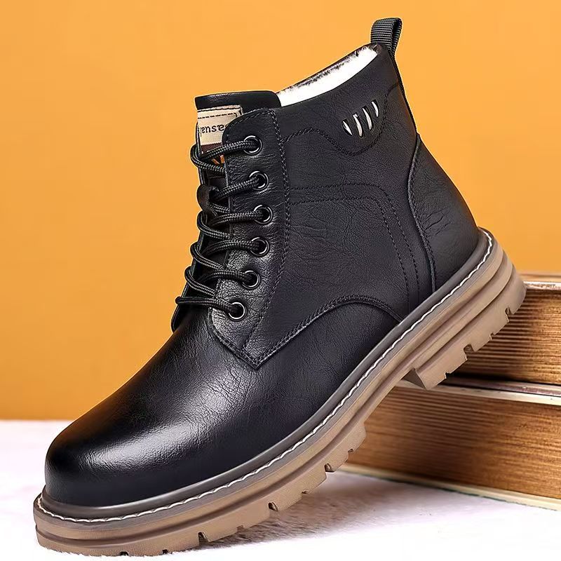 Men's Winter New Leather High  - Waterproof Winter Boot 리뷰 및 가격
