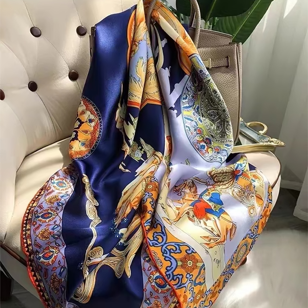 BYSIFA|Blue Luxury Femmes 100% - Shawl Wrap Winter 리뷰 및 가격
