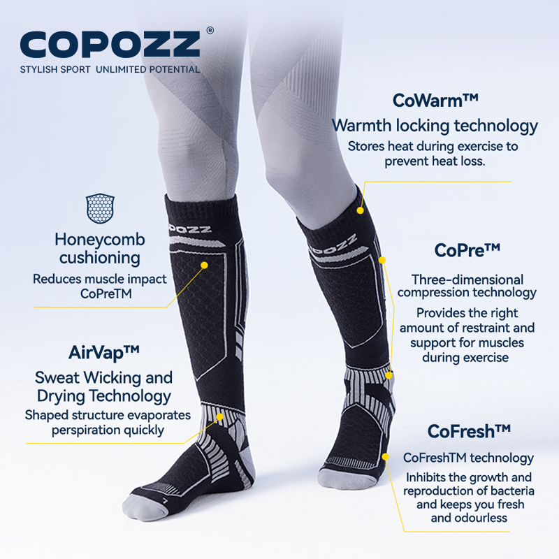 COPOZZ Merino Wool Winter Ski  - Thermal Sock Wool 리뷰 및 가격