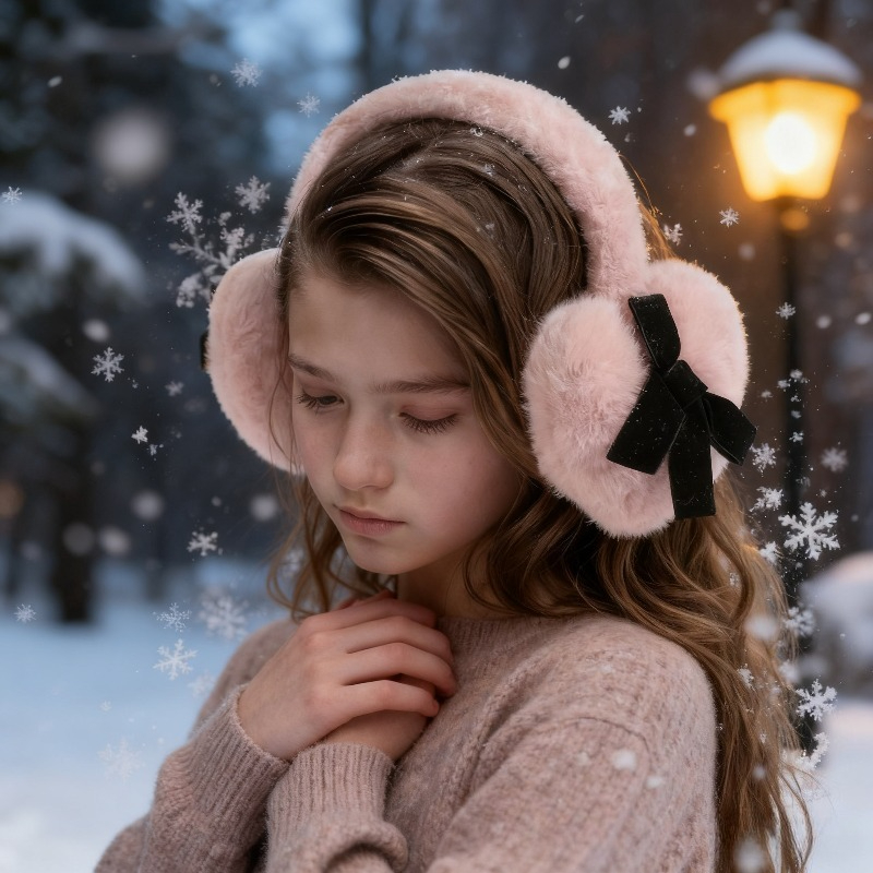 1pc Women's Winter Solid Color - Earmuffs Foldable 리뷰 및 가격