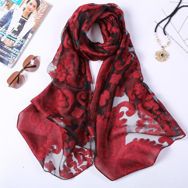 Hot Selling 180*70 Organza Sil - Shawl Wrap Winter 리뷰 및 가격