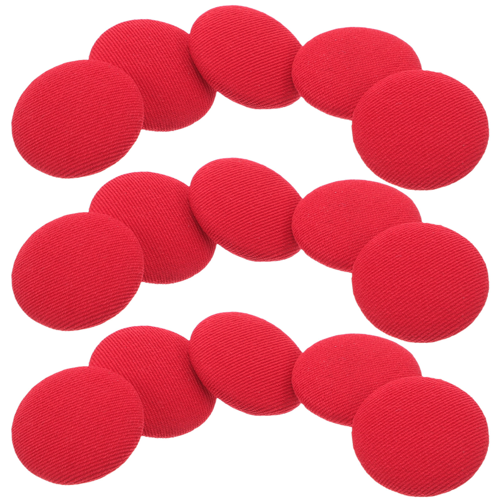 20Pcs Flat Round Fabric Covere - Wool Coat Peacoat 리뷰 및 가격