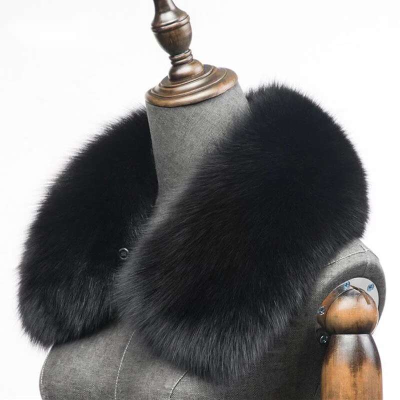 Winter Natural Fox Fur Scarf S - Shawl Wrap Winter 리뷰 및 가격