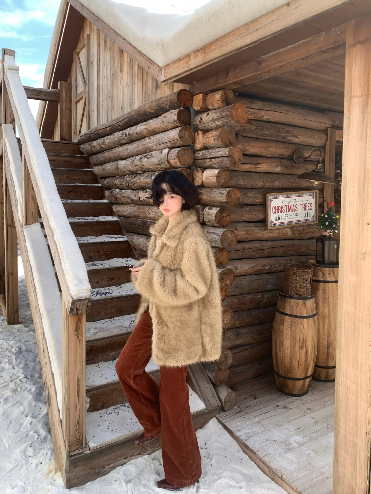 Elegant Retro Thickened High W - Corduroy Pant Warm 리뷰 및 가격