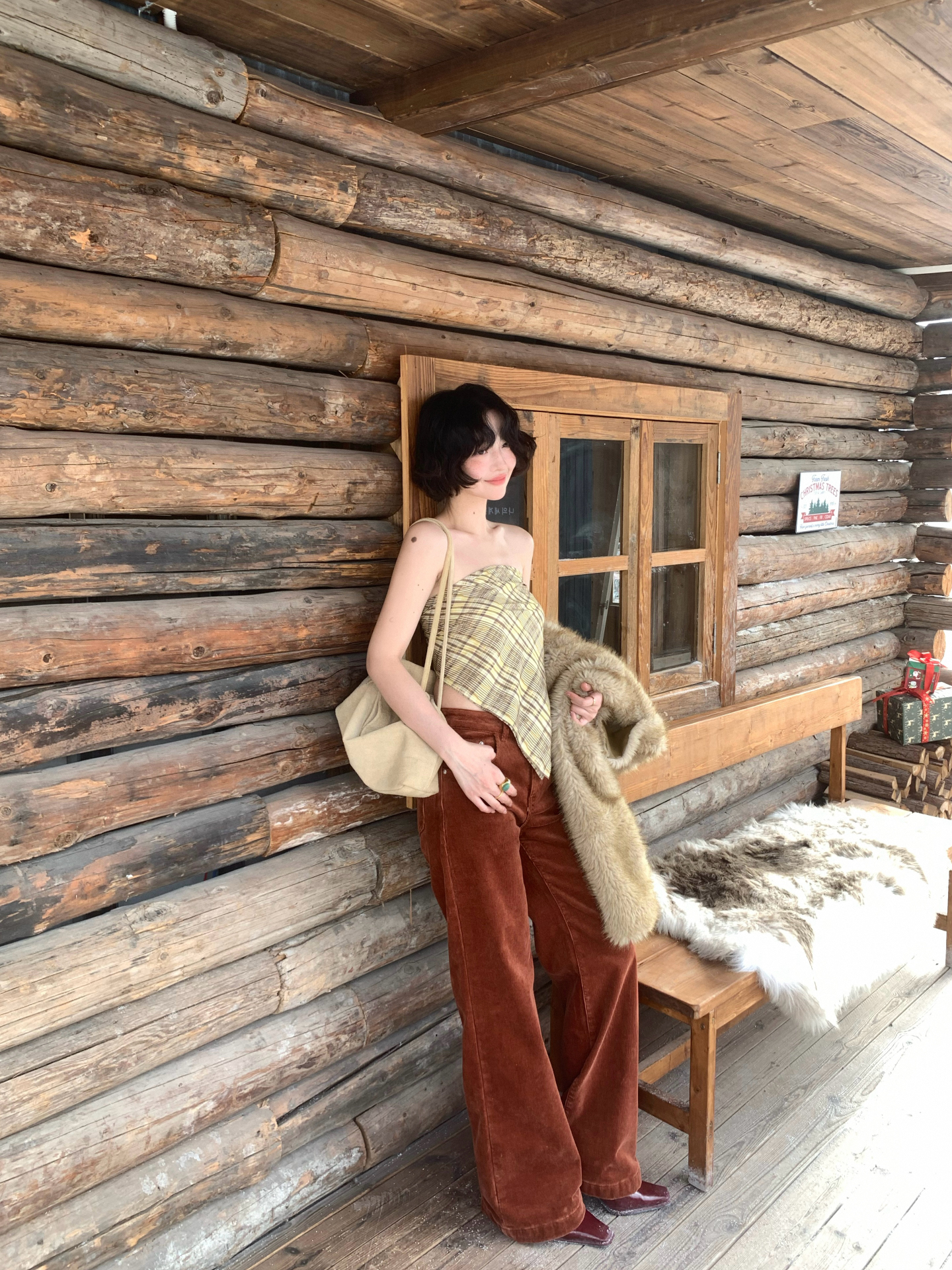 Elegant Retro Thickened High W - Corduroy Pant Warm 리뷰 및 가격