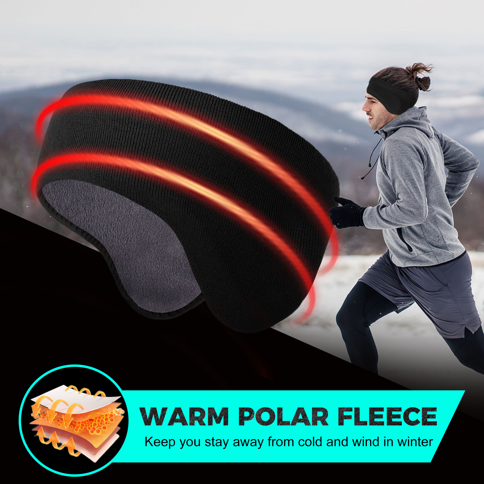 Winter Fleece Bandana Double-l - Winter Headband Fleece 리뷰 및 가격