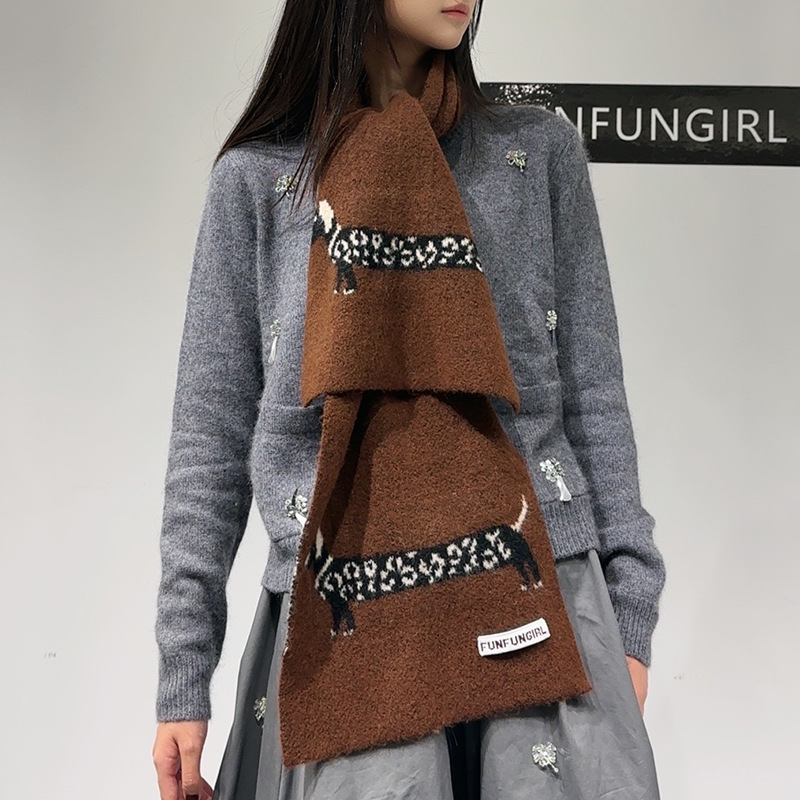 Korean Version Wool Blend Pupp - Wool Scarf Men 리뷰 및 가격