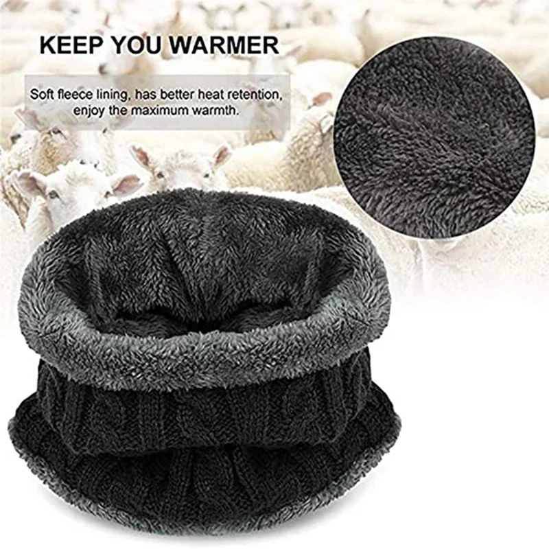 Winter Knit Hat & Scarf Set fo - Wool Scarf Men 리뷰 및 가격