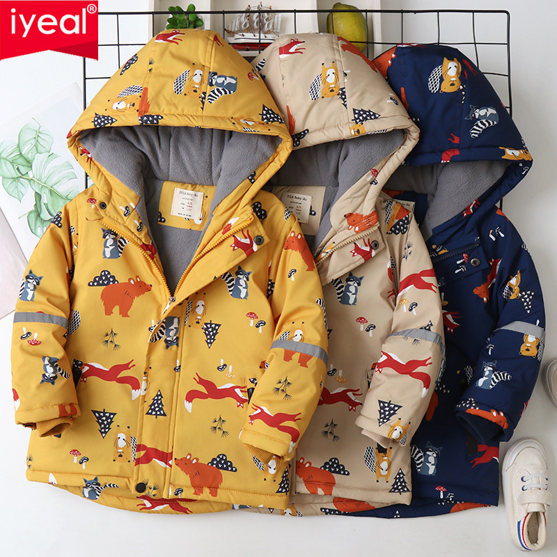 IYEAL Children's Coat Animals  - Flannel Shirt Lined 리뷰 및 가격