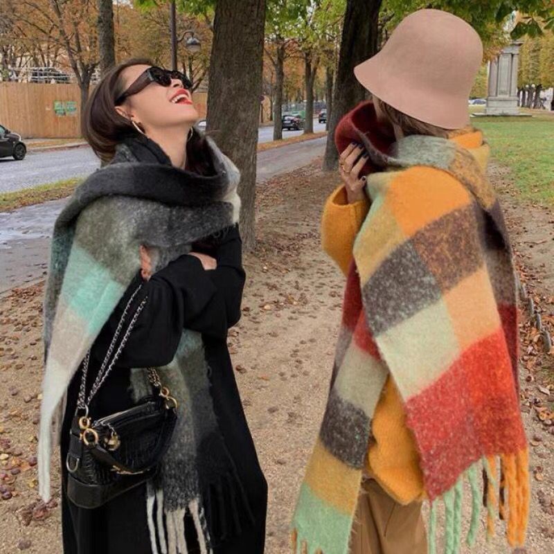 NEW Luxury Winter Thick Warm S - Cashmere Pashmina Wrap 리뷰 및 가격