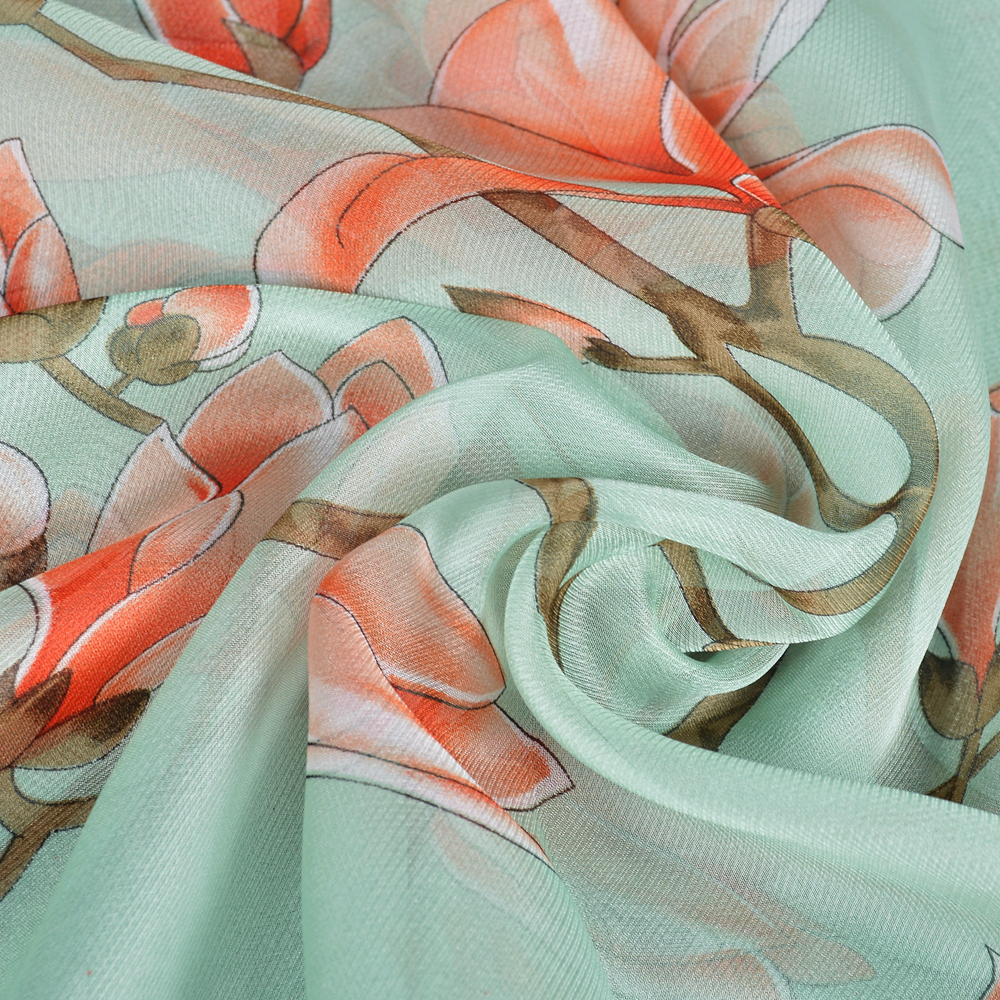 BYSIFA| Light Green Silk Scarf - Shawl Wrap Winter 리뷰 및 가격