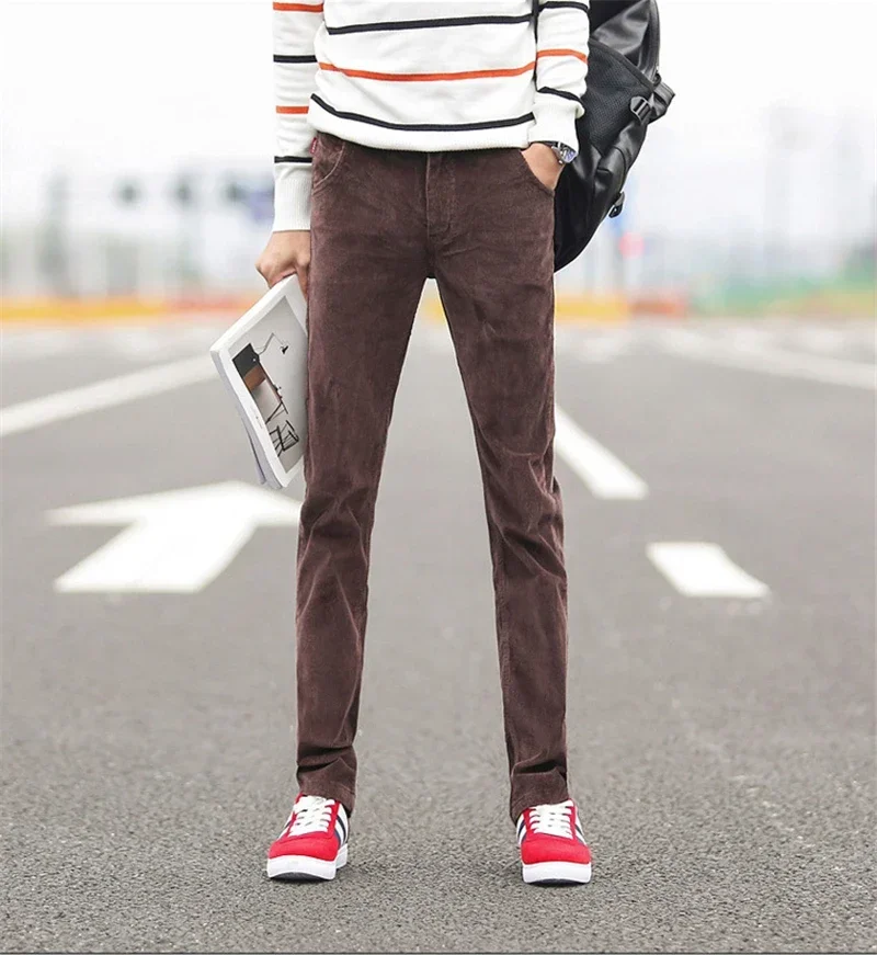 2023 Autumn Winter Men's Casua - Corduroy Pant Warm 리뷰 및 가격