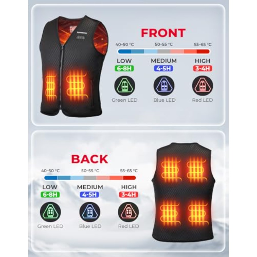 KEMIMOTO Womens Heated Vest El - Heated Vest Battery 리뷰 및 가격