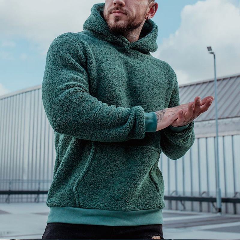Men's Fuzzy Sherpa Sweatshirt  - Sherpa Hoodie Fleece 리뷰 및 가격