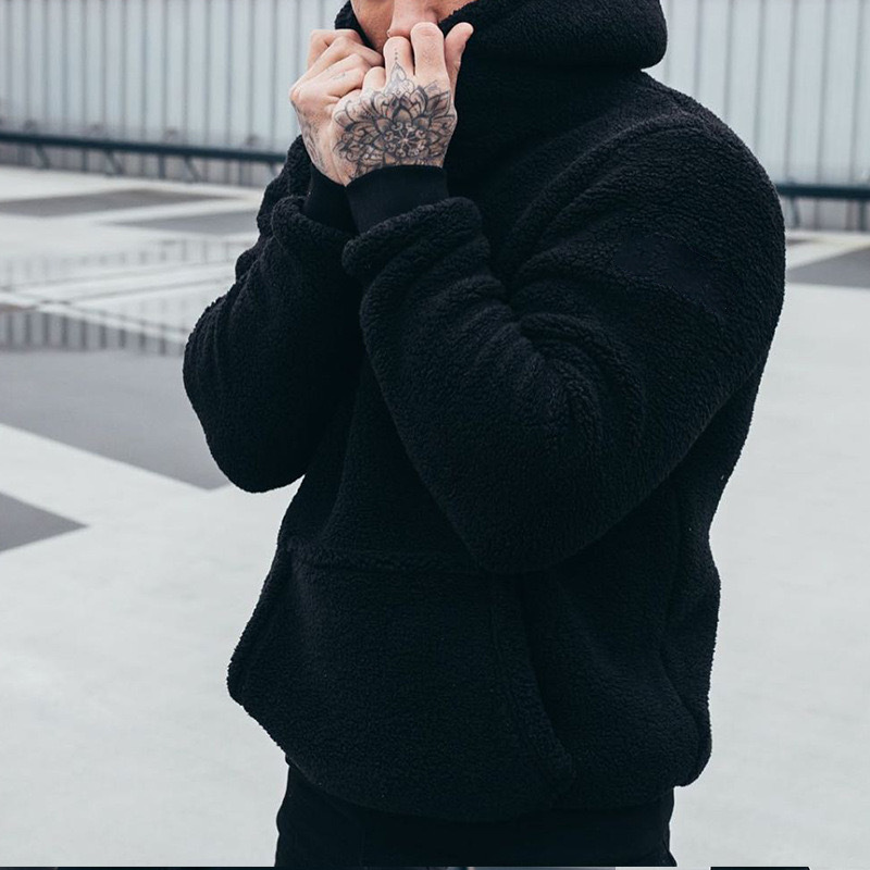 Men's Fuzzy Sherpa Sweatshirt  - Sherpa Hoodie Fleece 리뷰 및 가격