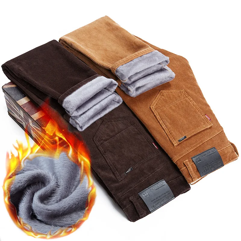 Thickened Fleece Lined Corduro - Corduroy Pant Warm 리뷰 및 가격