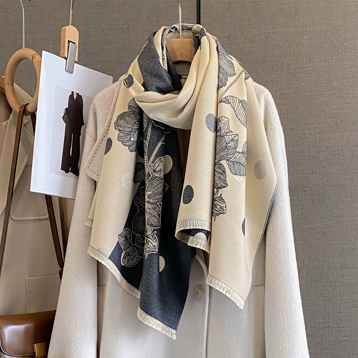 2025 Women Thicken Luxury Wint - Cashmere Pashmina Wrap 리뷰 및 가격