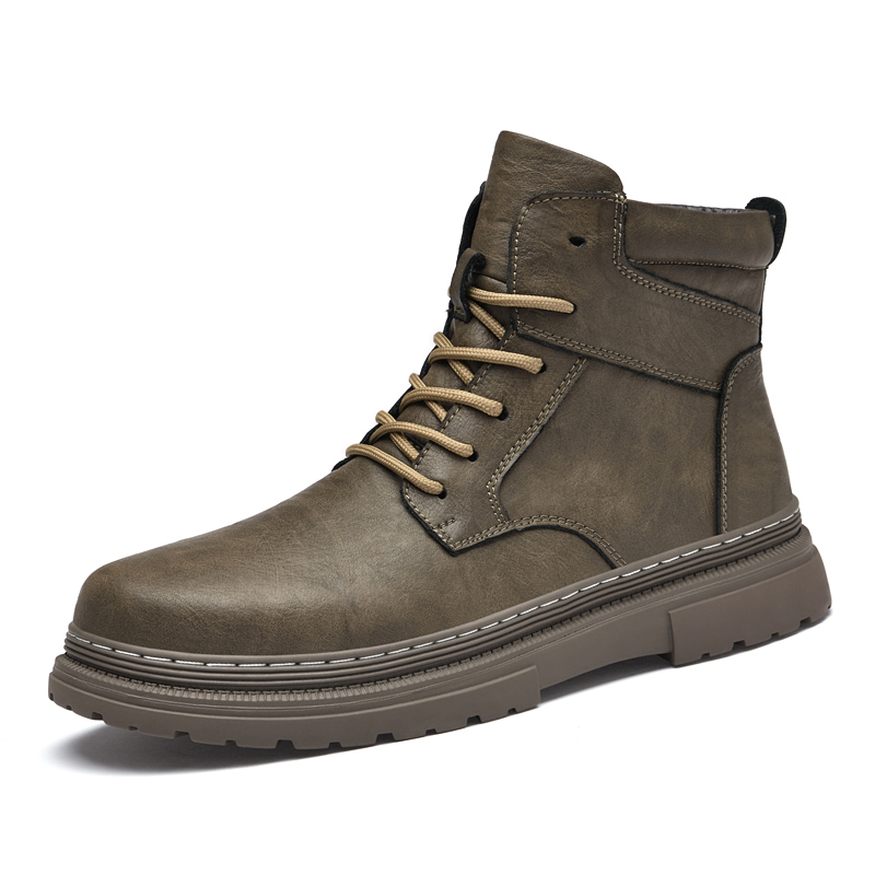 Warm Winter Men Leather Shoes  - Waterproof Winter Boot 리뷰 및 가격