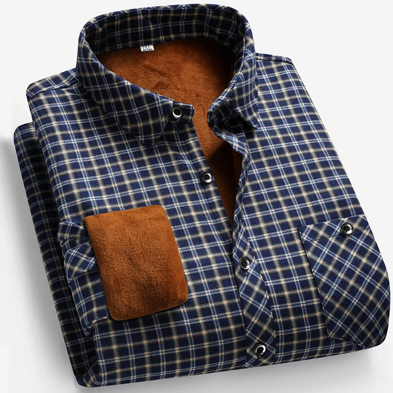 2025 Autumn and Winter Men's F - Flannel Shirt Lined 리뷰 및 가격