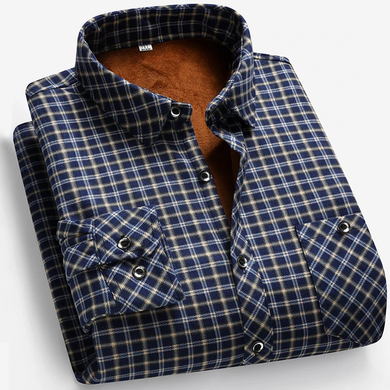 2025 Autumn and Winter Men's F - Flannel Shirt Lined 리뷰 및 가격