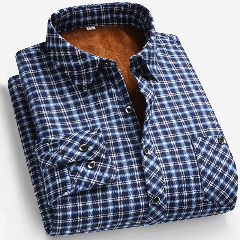 2025 Autumn and Winter Men's F - Flannel Shirt Lined 리뷰 및 가격