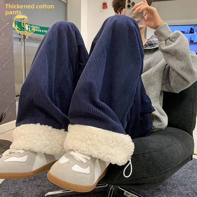 Men's Thickened Fleece Lined C - Corduroy Pant Warm 리뷰 및 가격