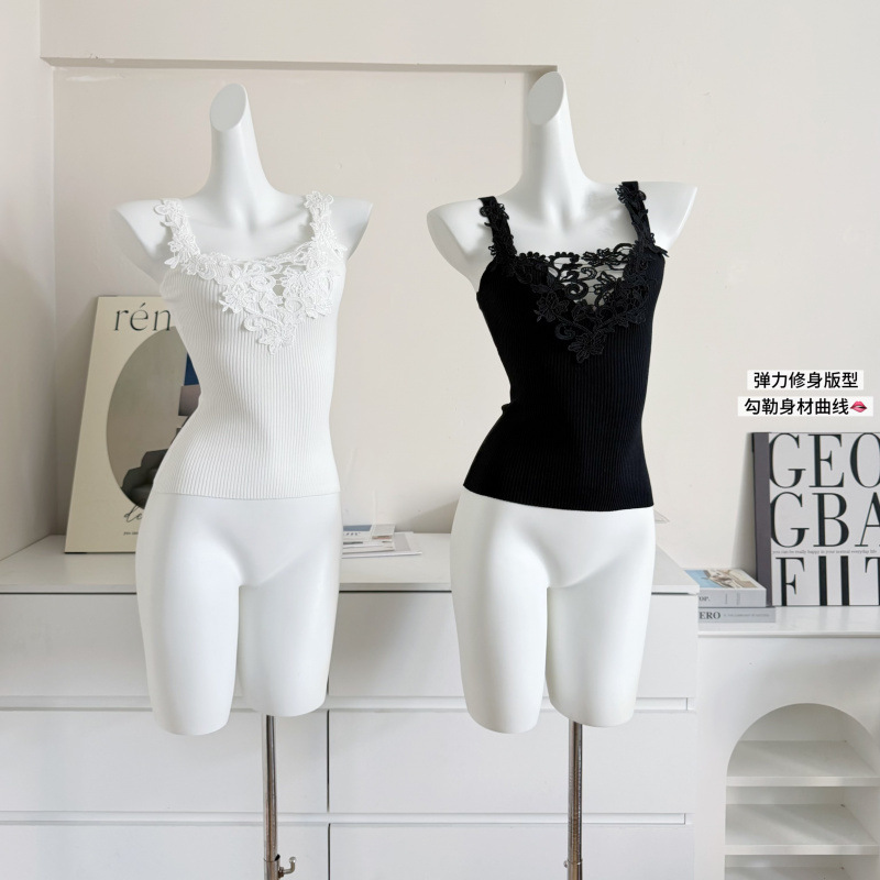 Sexy Lace Trim Camisole Top Ho - Flannel Shirt Lined 리뷰 및 가격
