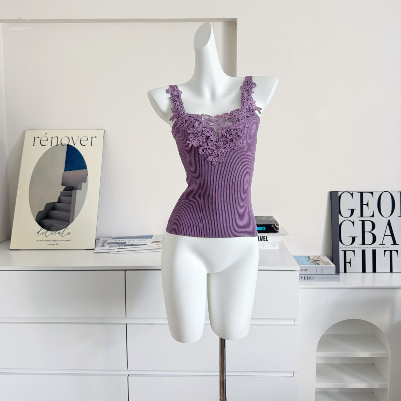 Sexy Lace Trim Camisole Top Ho - Flannel Shirt Lined 리뷰 및 가격