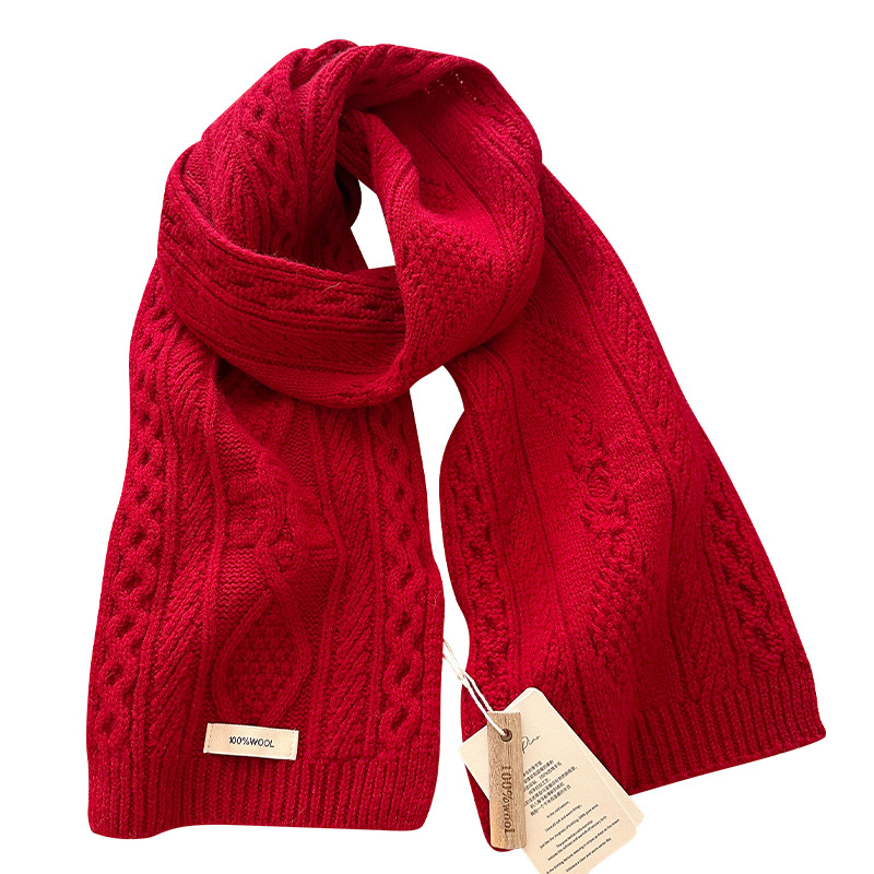 Luxury 100% Wool Scarf Women M - Shawl Wrap Winter 리뷰 및 가격
