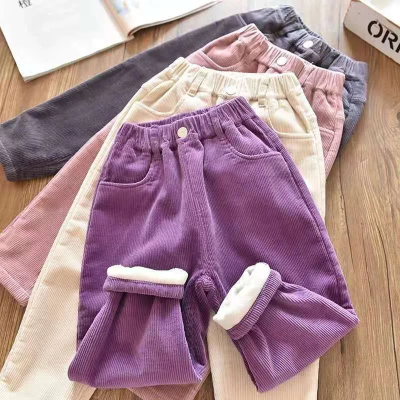 Velvet Lined Corduroy Kids Har - Corduroy Pant Warm 리뷰 및 가격