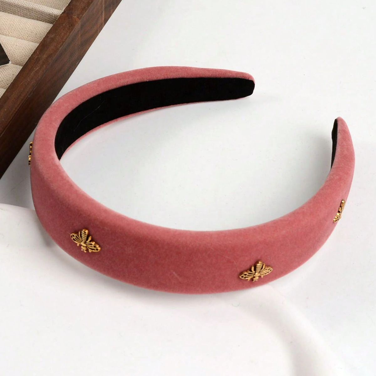 Little Bee Black Velvet Headba - Winter Headband Fleece 리뷰 및 가격