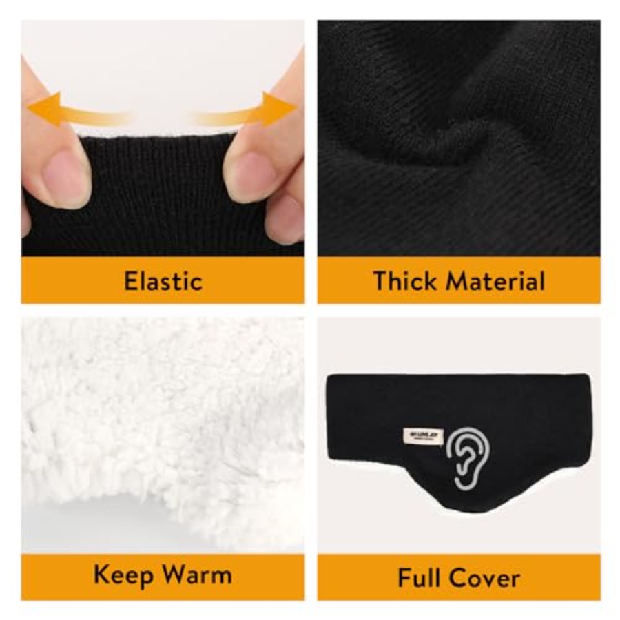 Ear Warmer Fuzzy Fleece Lined  - Fleece Ear Warmer Band 리뷰 및 가격