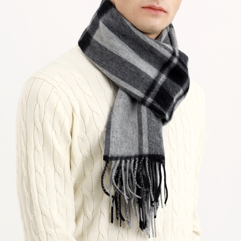 Pashmina Scarf Men Winter Stri - Wool Scarf Men 리뷰 및 가격